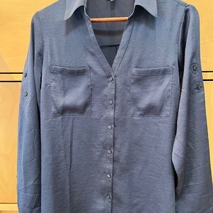 Express Portofino Satin Blouse